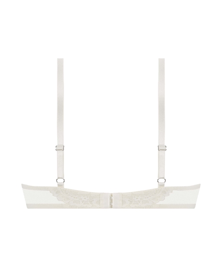 Usztywniony biustonosz maximizer z fiszbinami  Harmony, Biały