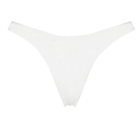 Lola high leg bikini bottoms, Biały