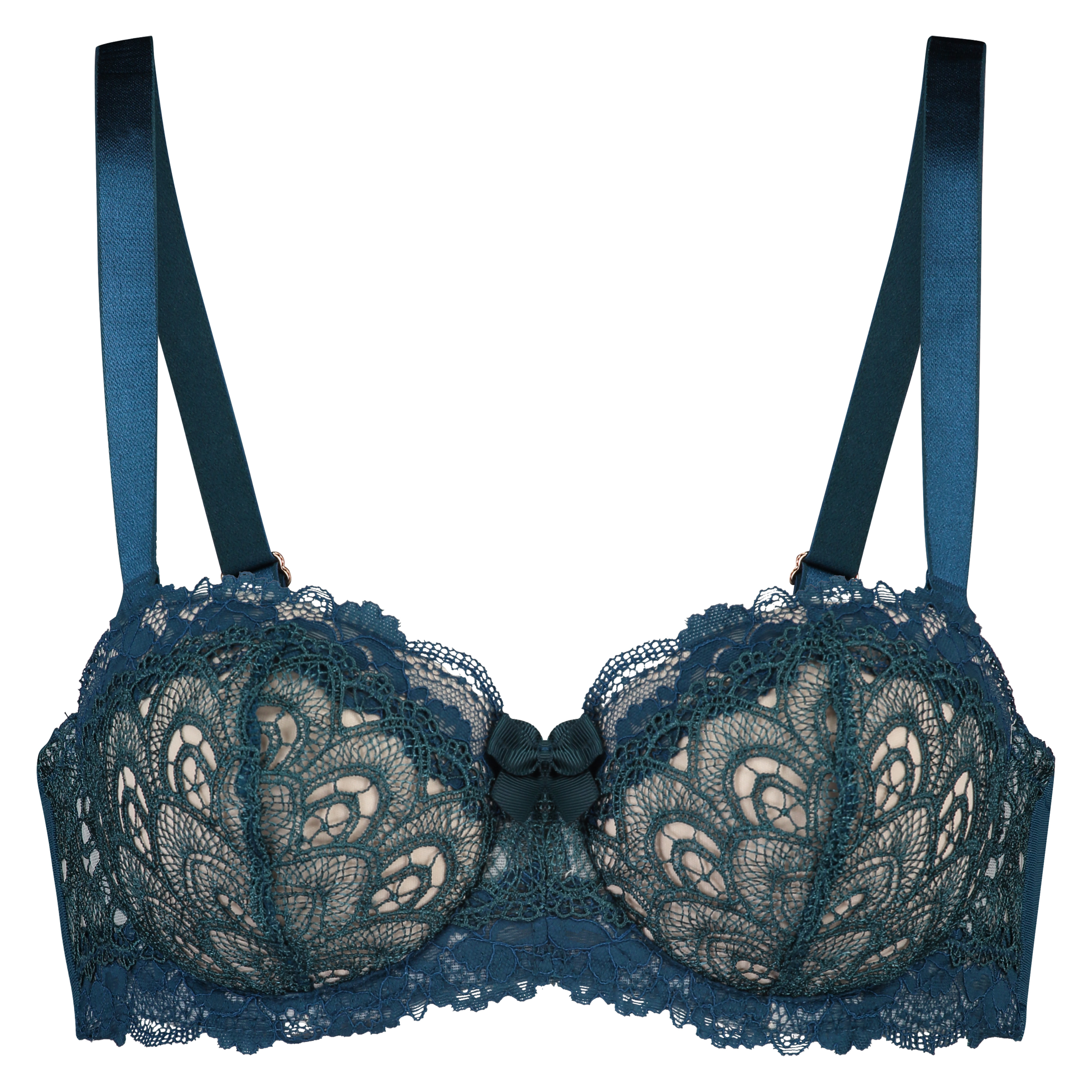 Latrice Padded Strapless Underwired Bra, Niebieski, main