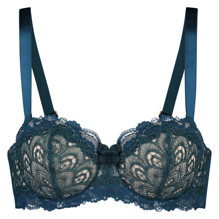 Latrice Padded Strapless Underwired Bra, Niebieski