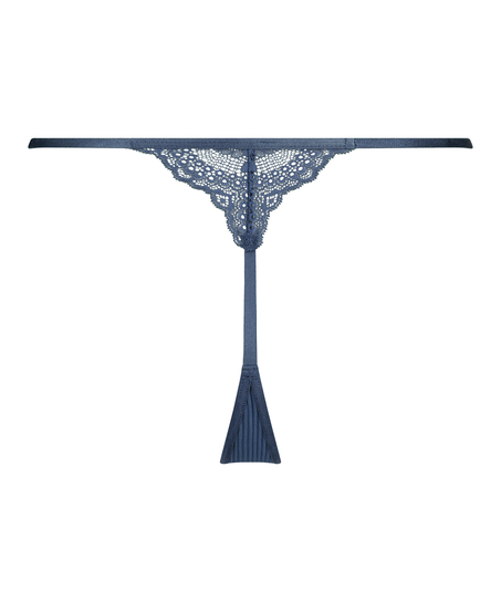 Wysoko wycięte stringi Kaiden, Niebieski