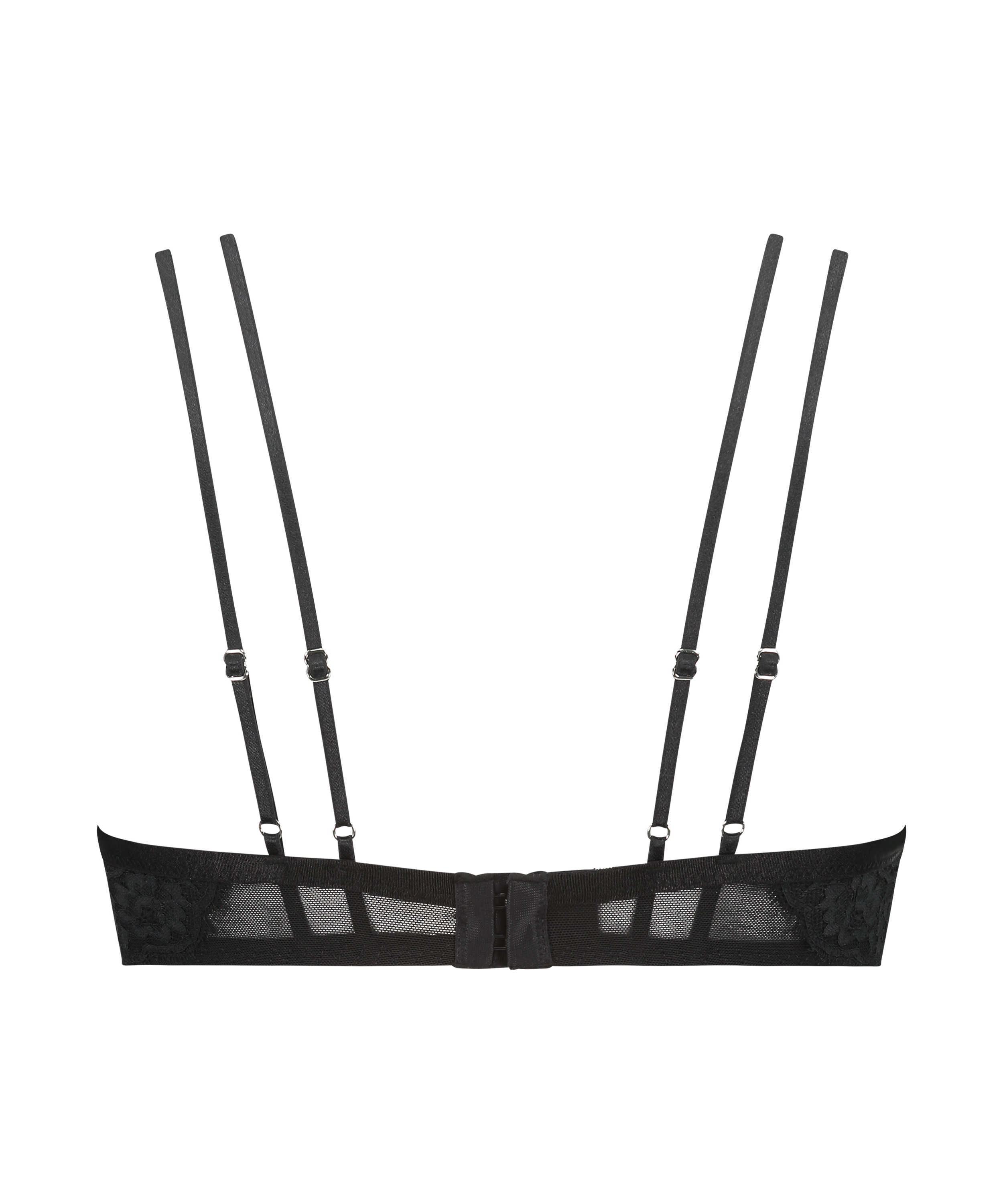 Usztywniony biustonosz z fiszbinami Blaise, Czarny, main