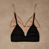 Tr&oacute;jkąt Bralette Smooth, Czarny