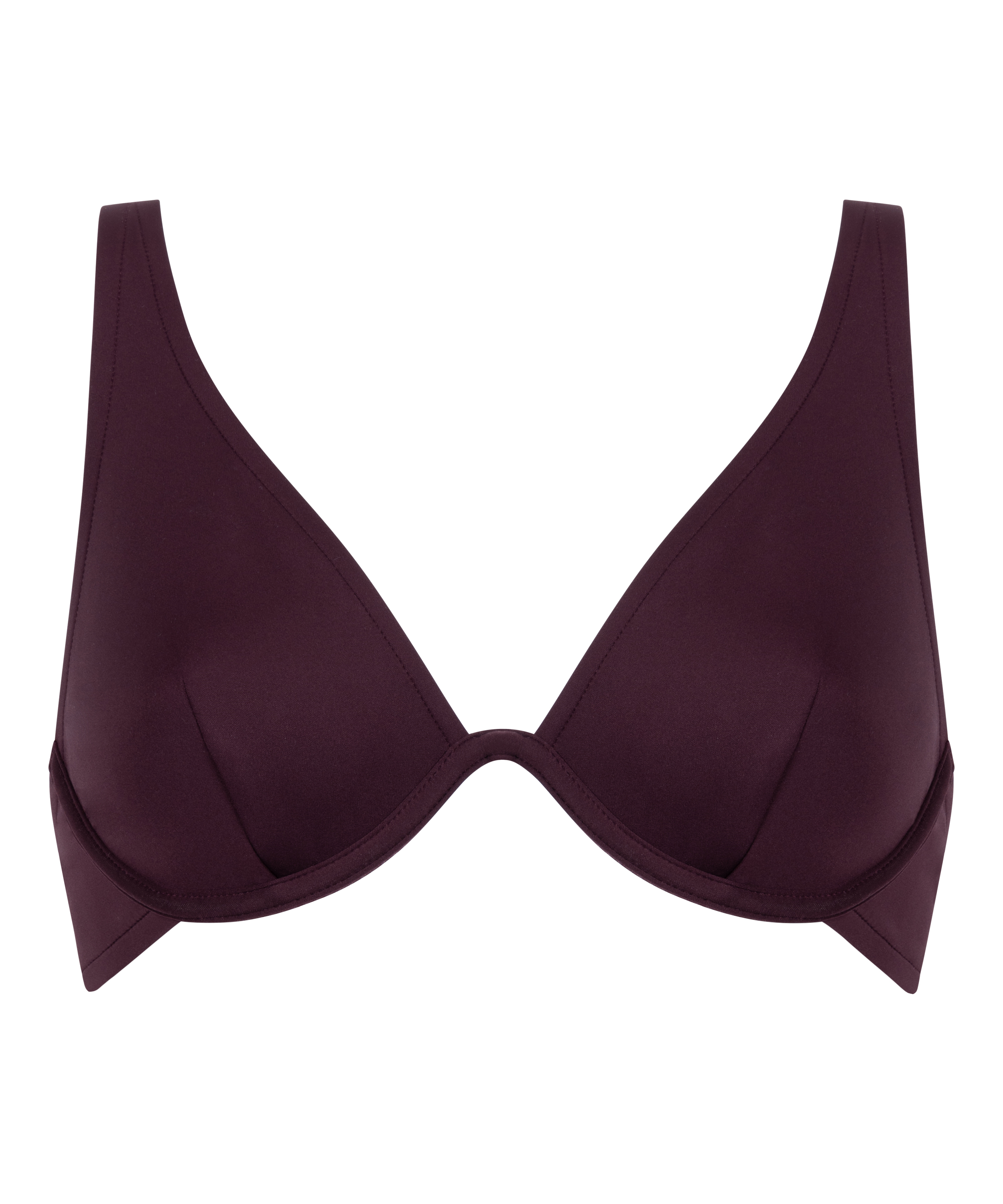 Neoprenowy top od bikini, Fioletowy, main