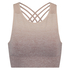 HKMX Highneck Ombre Level 2 Sports Bra, R&oacute;żowy
