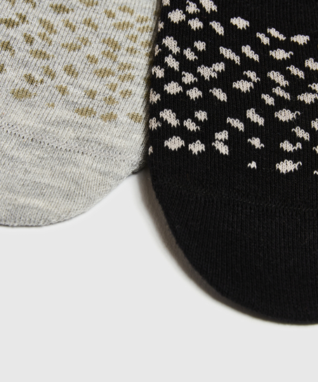 2 pary skarpetek, Czarny