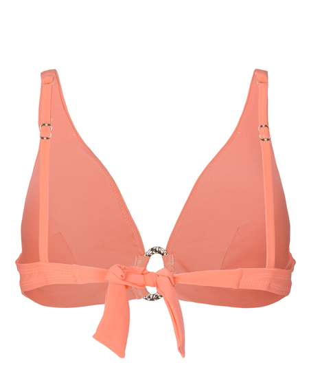 Triangle Bikini Top Luxe, Pomarańczowy