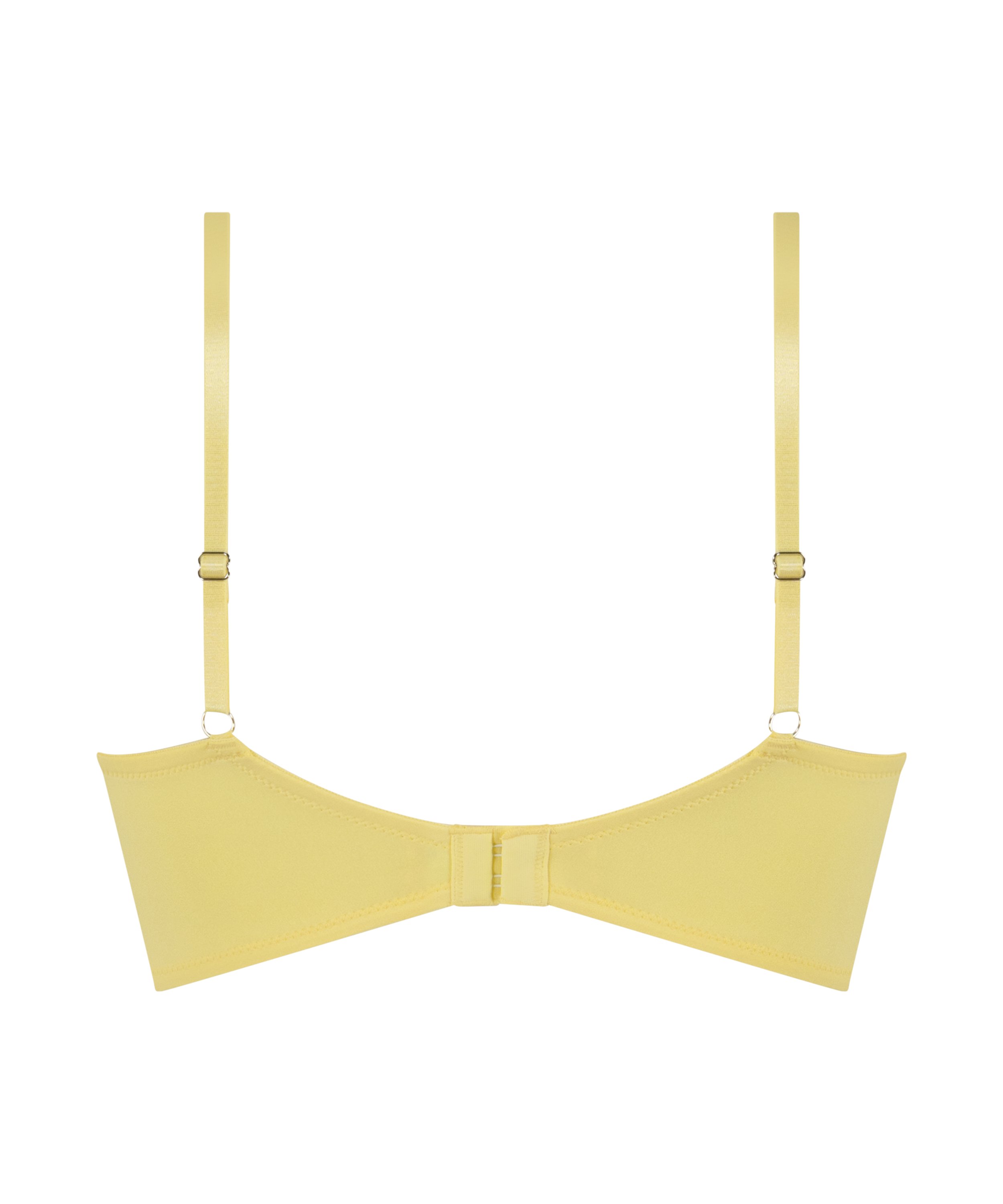 Biustonosz z przedłużonym stanem bez wkładek z fiszbinami Sali, Ż&oacute;łty, main