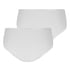 2 pary majtek Angie, Biały