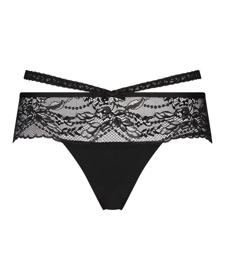 Stringi bokserki Francesca, Czarny