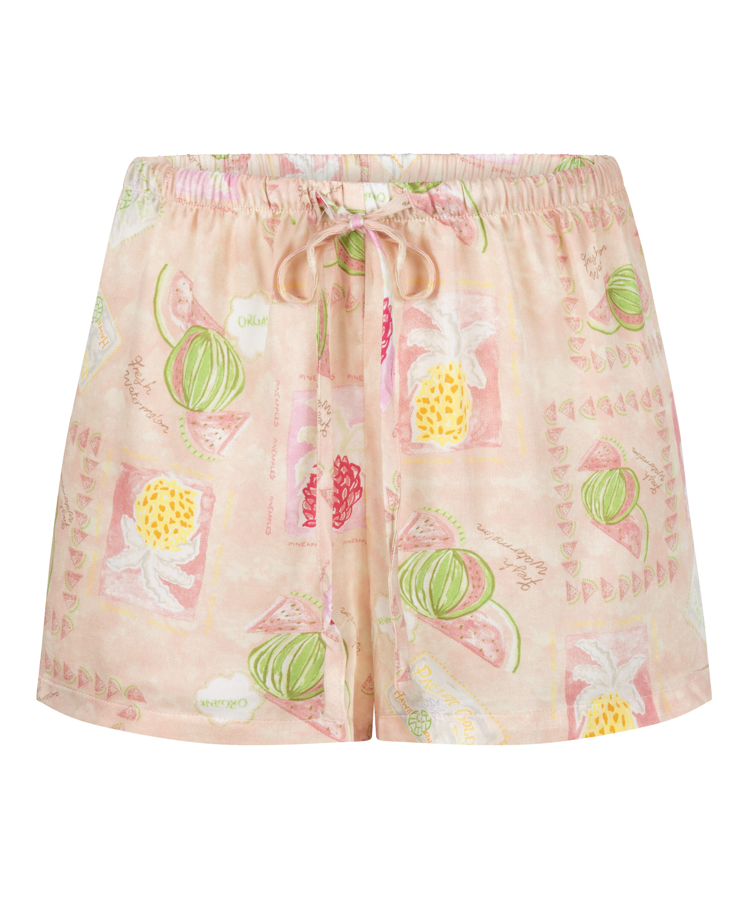 Satynowe szorty, Pomarańczowy