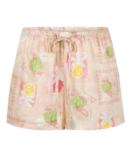 Satynowe szorty, Pomarańczowy