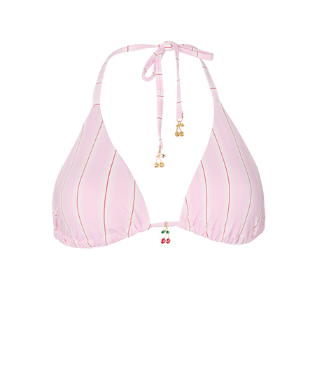 Tr&oacute;jkątny Top Bikini Corfu, R&oacute;żowy