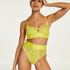 Siateczkowy biustonosz bralette Flexing, Ż&oacute;łty
