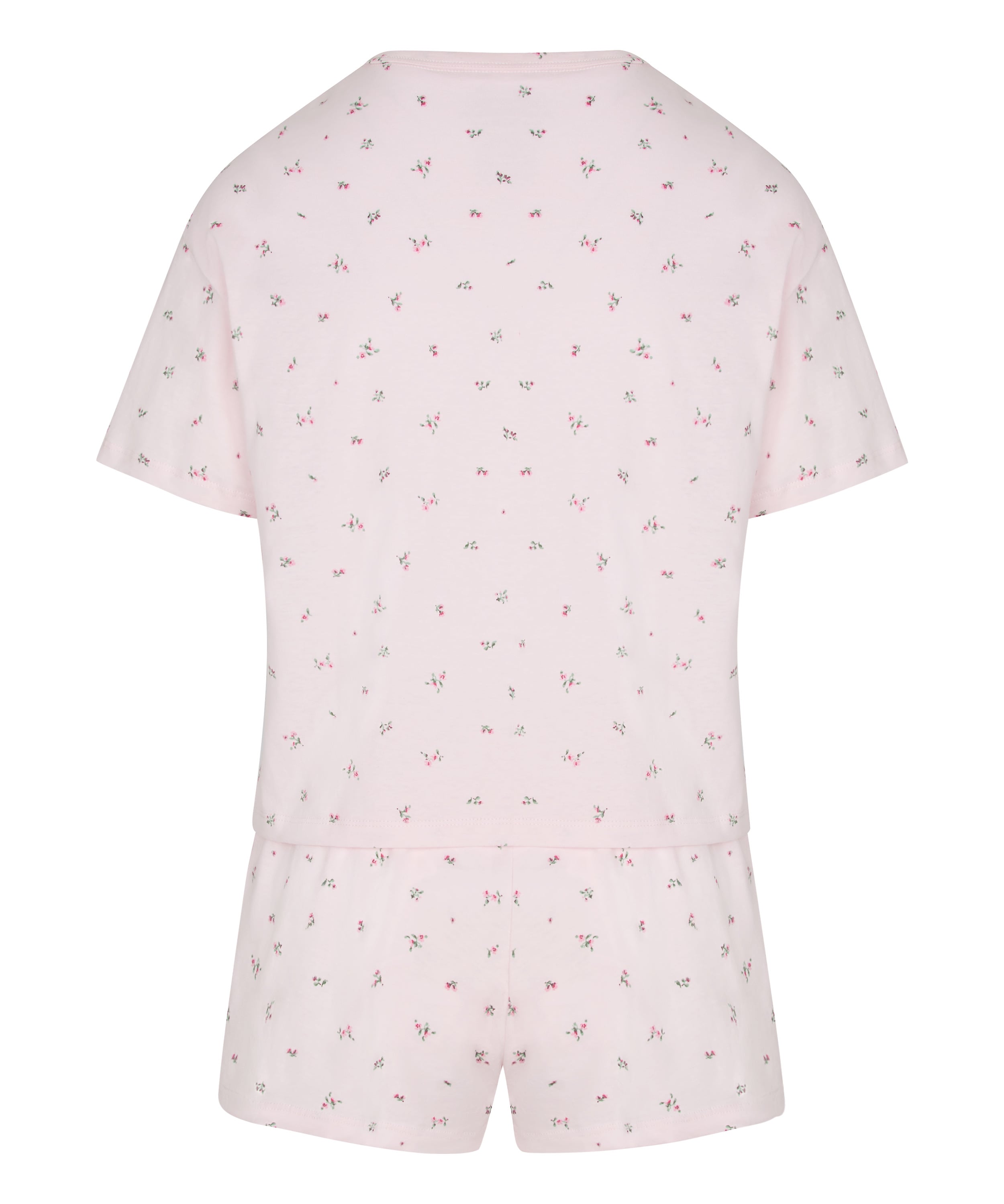Zestaw piżamowy z bawełny, R&oacute;żowy, main