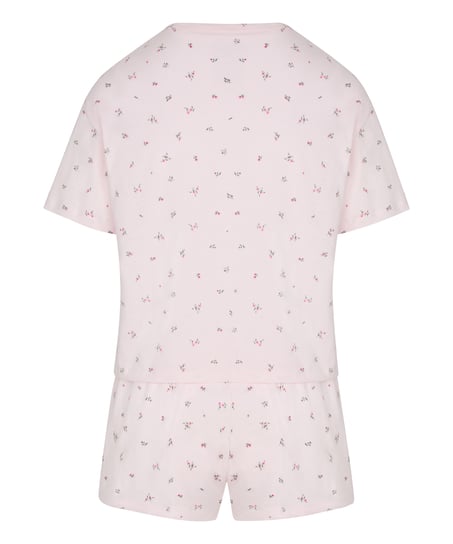 Zestaw piżamowy z bawełny, R&oacute;żowy