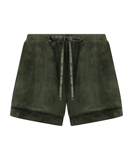 Velvet shorts, Zielony