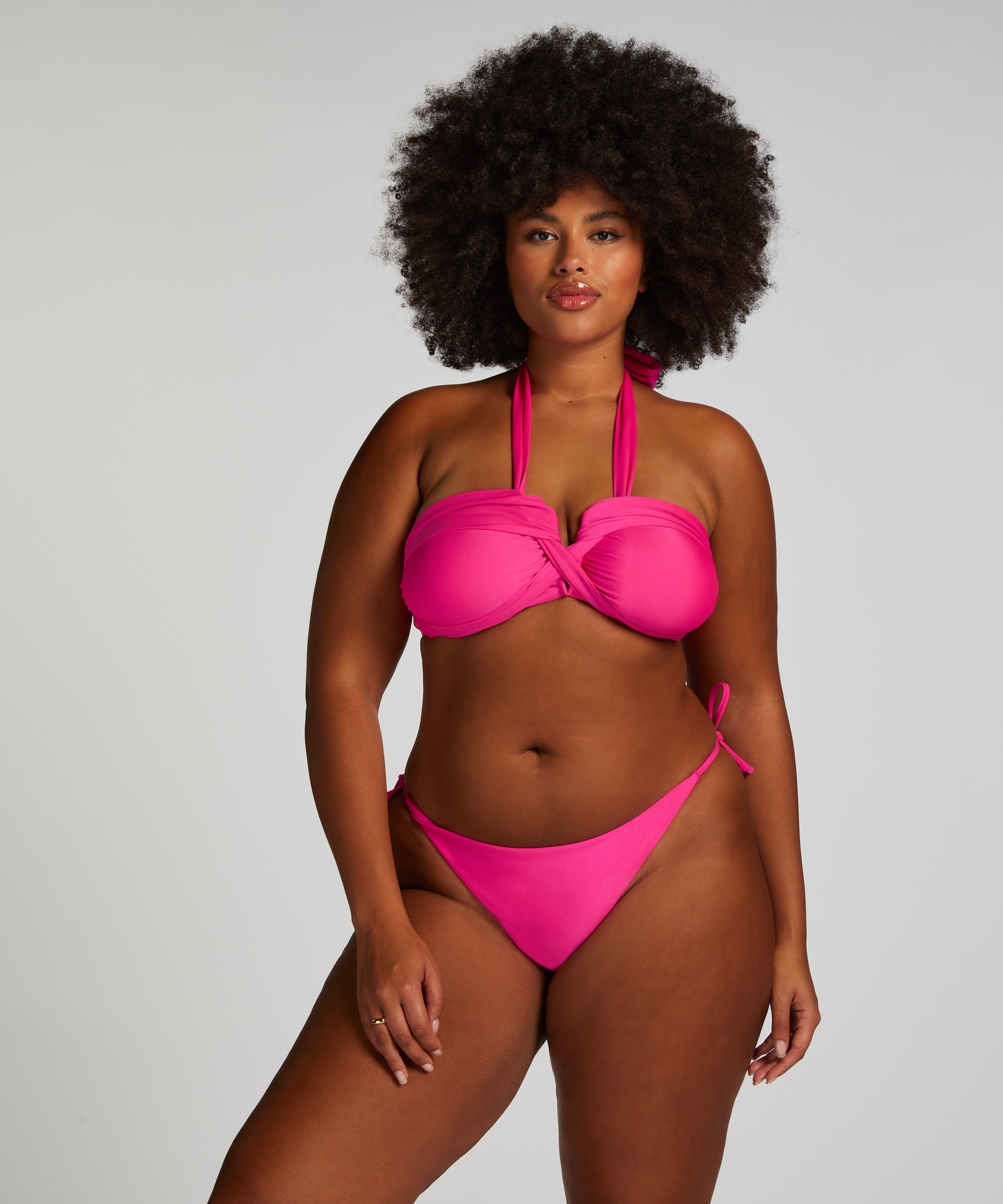 Majtki Bikini Stringi Naples, R&oacute;żowy, main