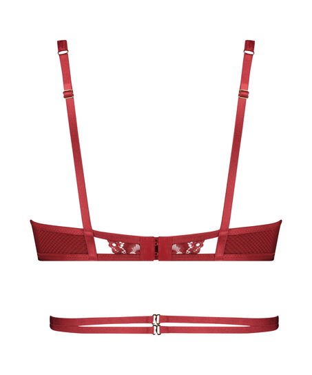 Biustonosz bralette Pleasure, Czerwony