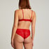 Brazyliany Lace Back, Czerwony