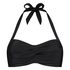 G&oacute;ra od bikini typu bandeau Luxe, Czarny