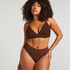 Tr&oacute;jkąt Bralette Smooth, Brązowy