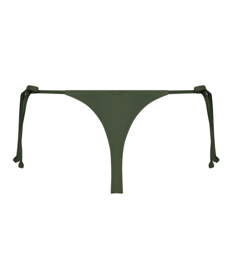 Szorty stringi od bikini Luxe, Zielony