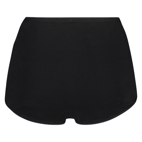 Bawełniane majtki maxi Superslip, Czarny