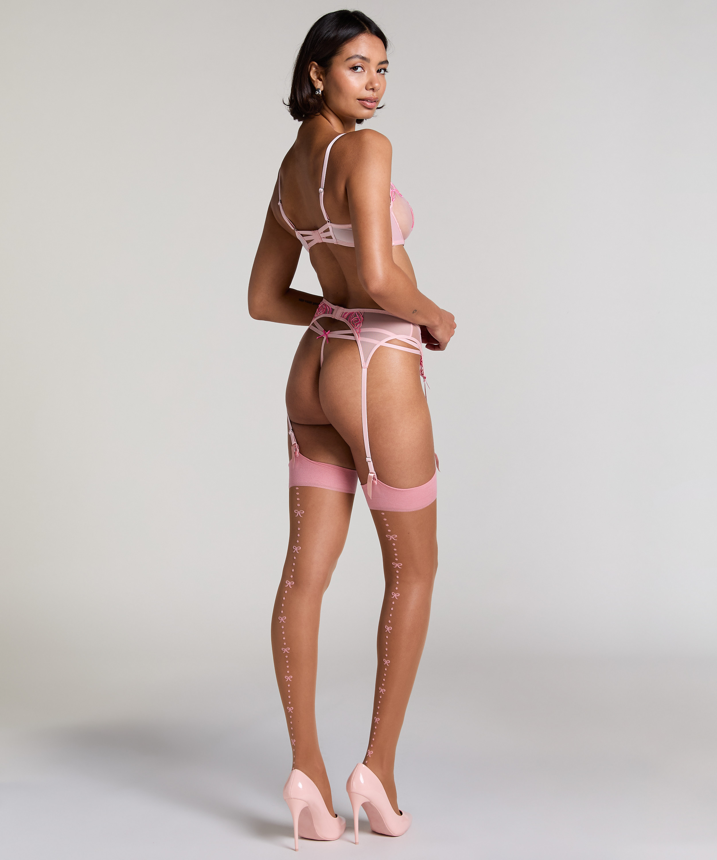 Pończochy Beau, R&oacute;żowy, main