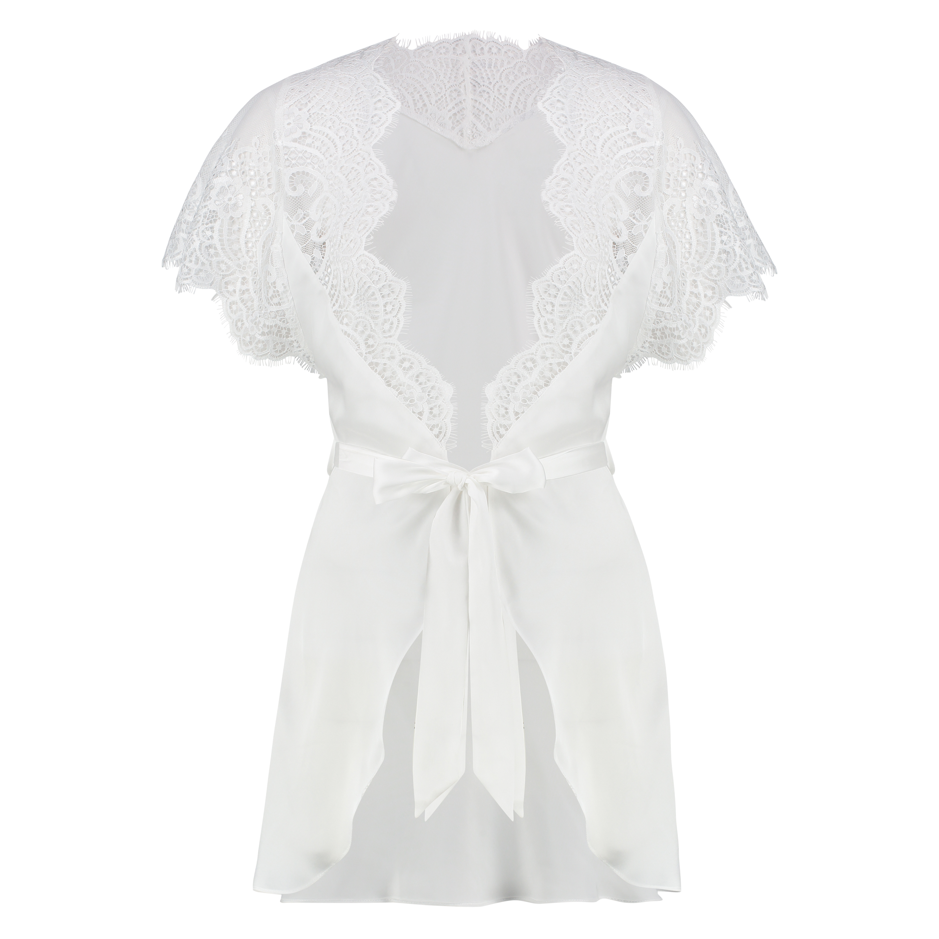 Kimono z krótkimi rękawkami, Biały, main