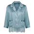 Silk pyjama top, Niebieski