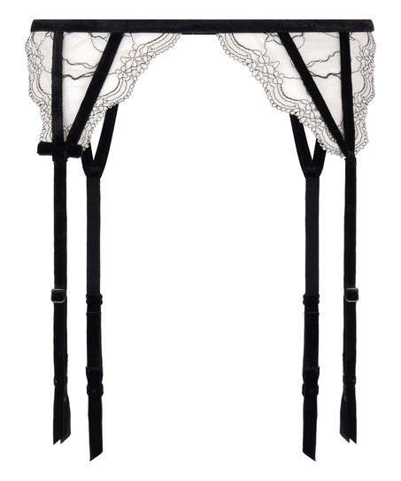 Podwiązki Agnes, Biały