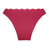 Majtki Bikini Wysoko Krojona Scallop, R&oacute;żowy