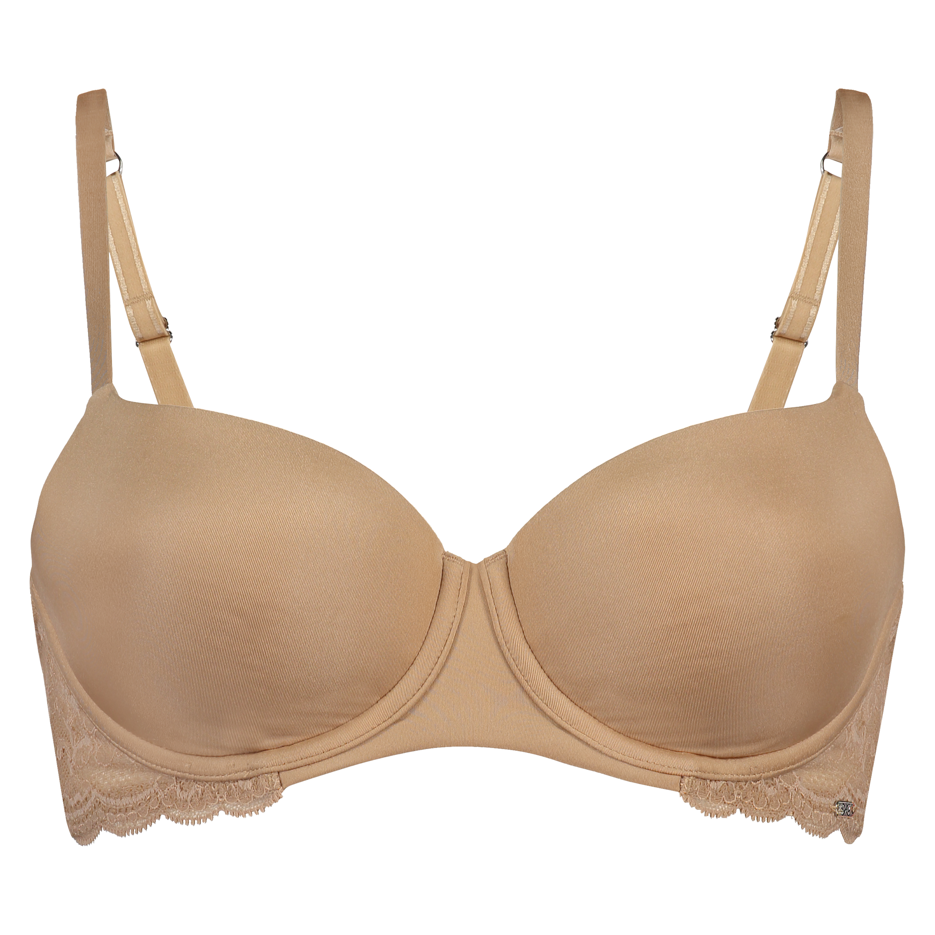 Angie Padded Underwired Bra, Beżowy, main