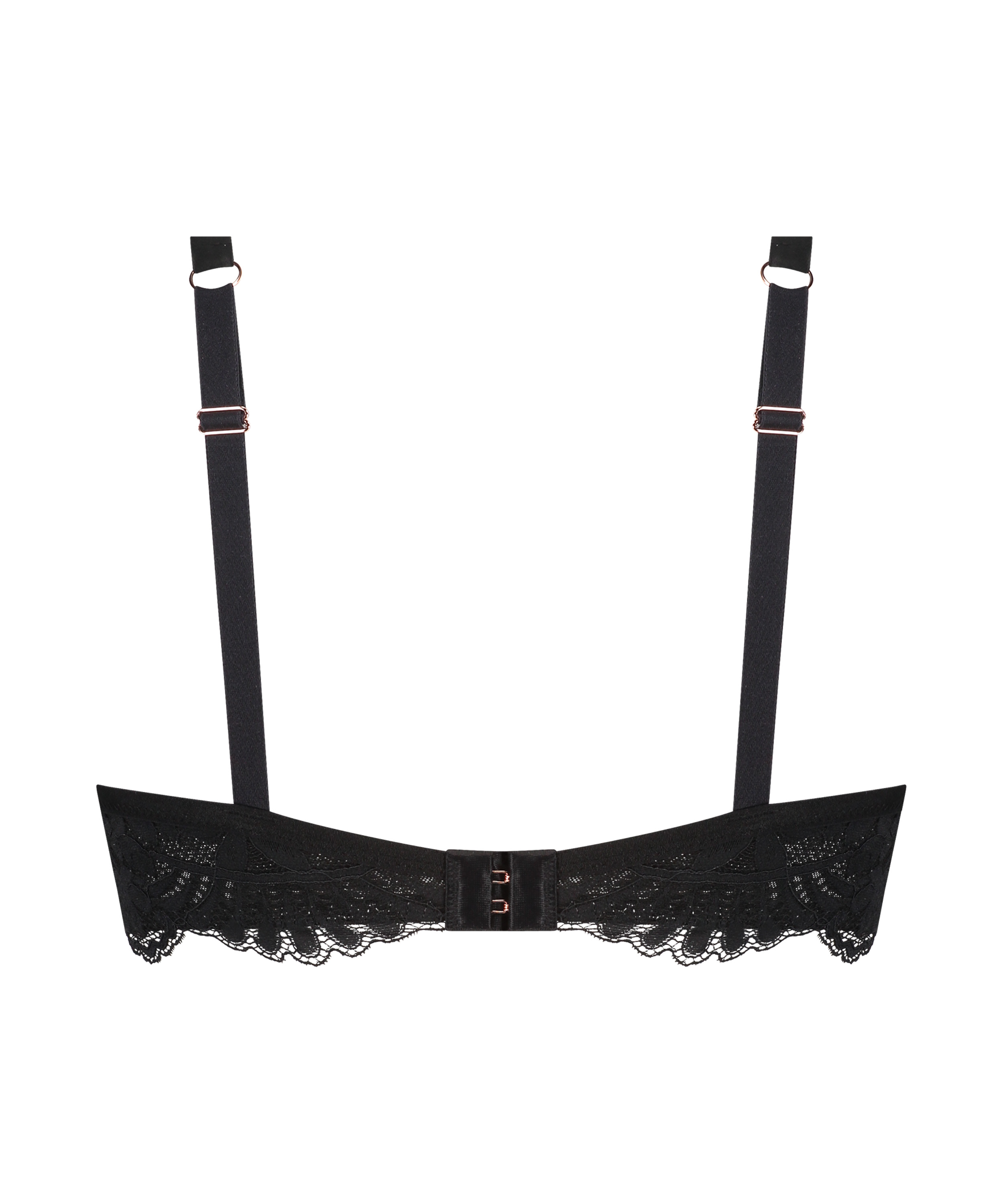 Biustonosz usztywniany z fiszbinami Antonia, Czarny, main