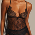 Cami Lace Delphine, Czarny