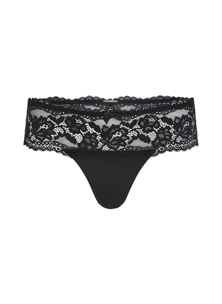 Stringi typu bokserki Florence 3-pak, Czarny