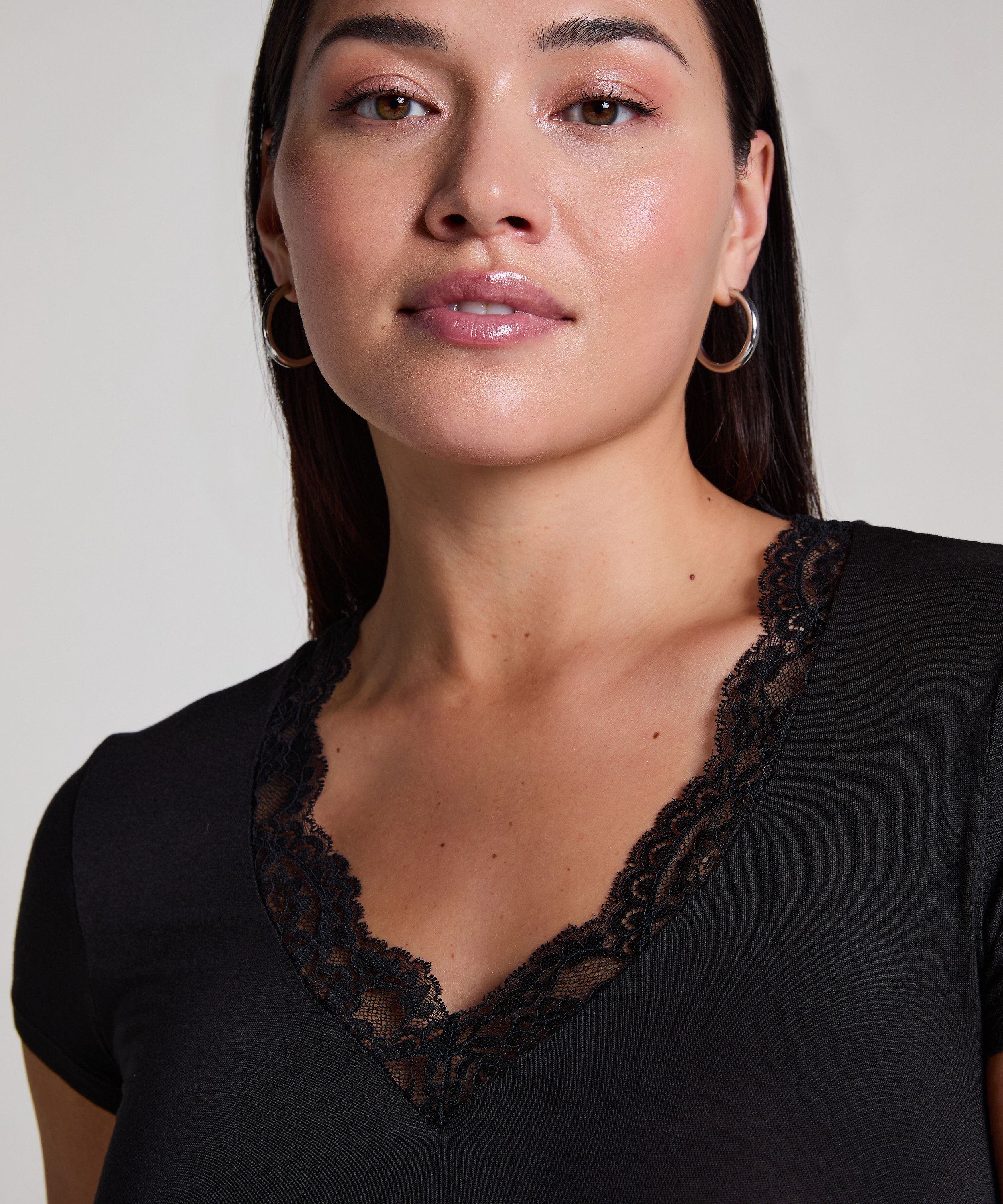 Komplet piżamowy Nanna, Czarny, main