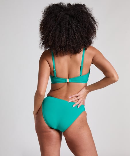 Majtki Bikini Rio Scallop, Zielony