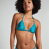 Tr&oacute;jkątna g&oacute;ra od bikini Aqua, Zielony