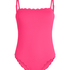 Kostium kąpielowy Bandeau Scallop, R&oacute;żowy