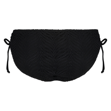 Szydełkowy d&oacute;ł od bikini Crochet, Czarny