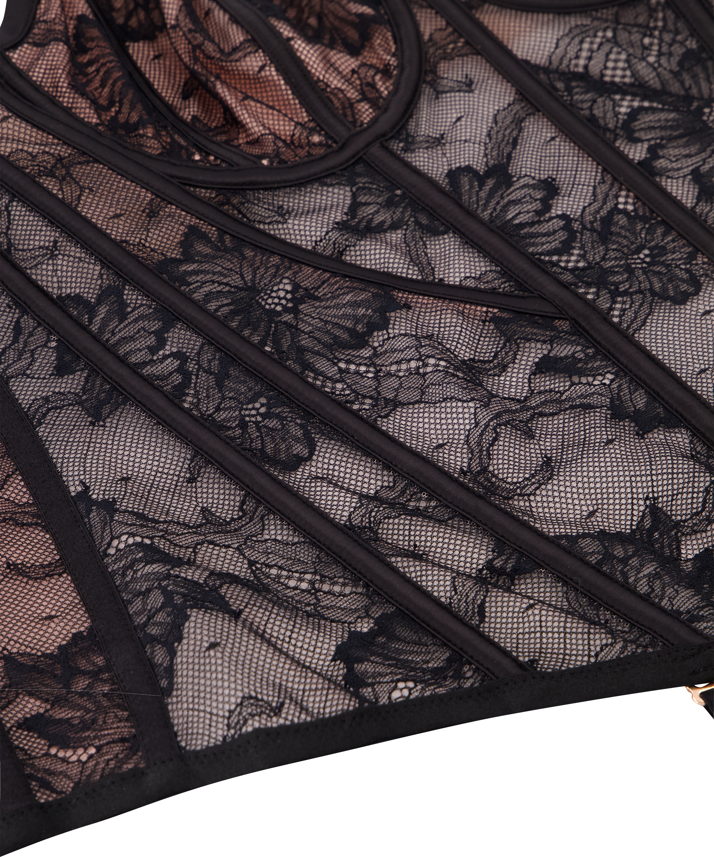 Bustier Magdalena, Czarny, main