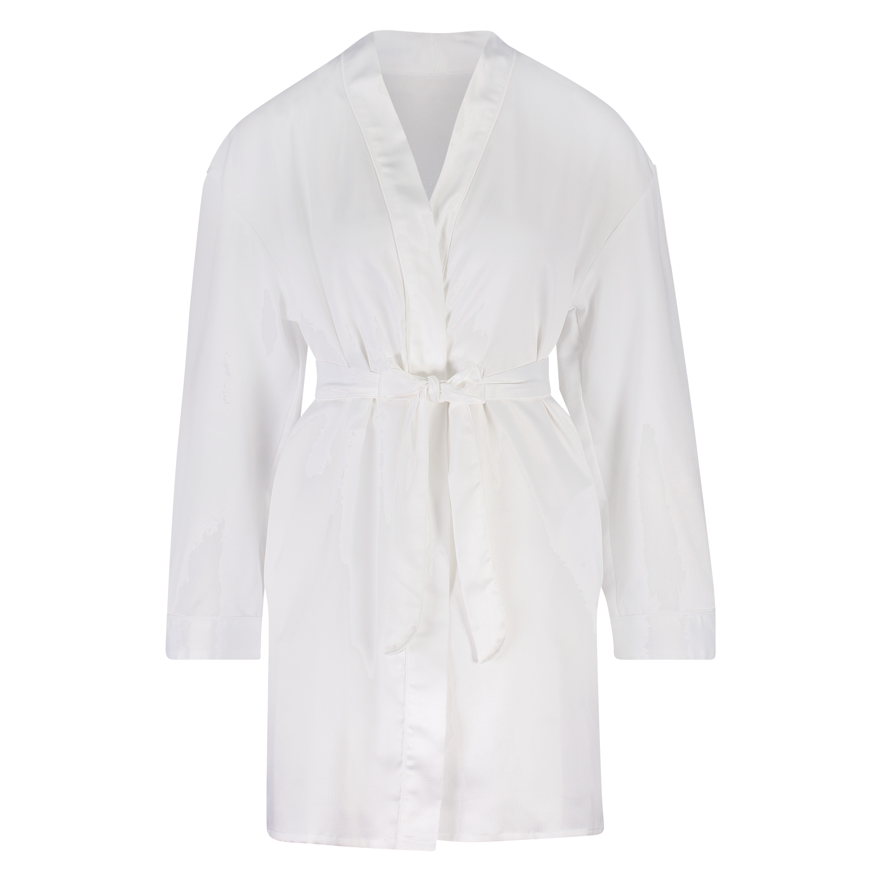 Satin Kimono Bridal, Biały, main