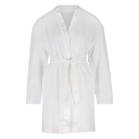 Satin Kimono Bridal, Biały