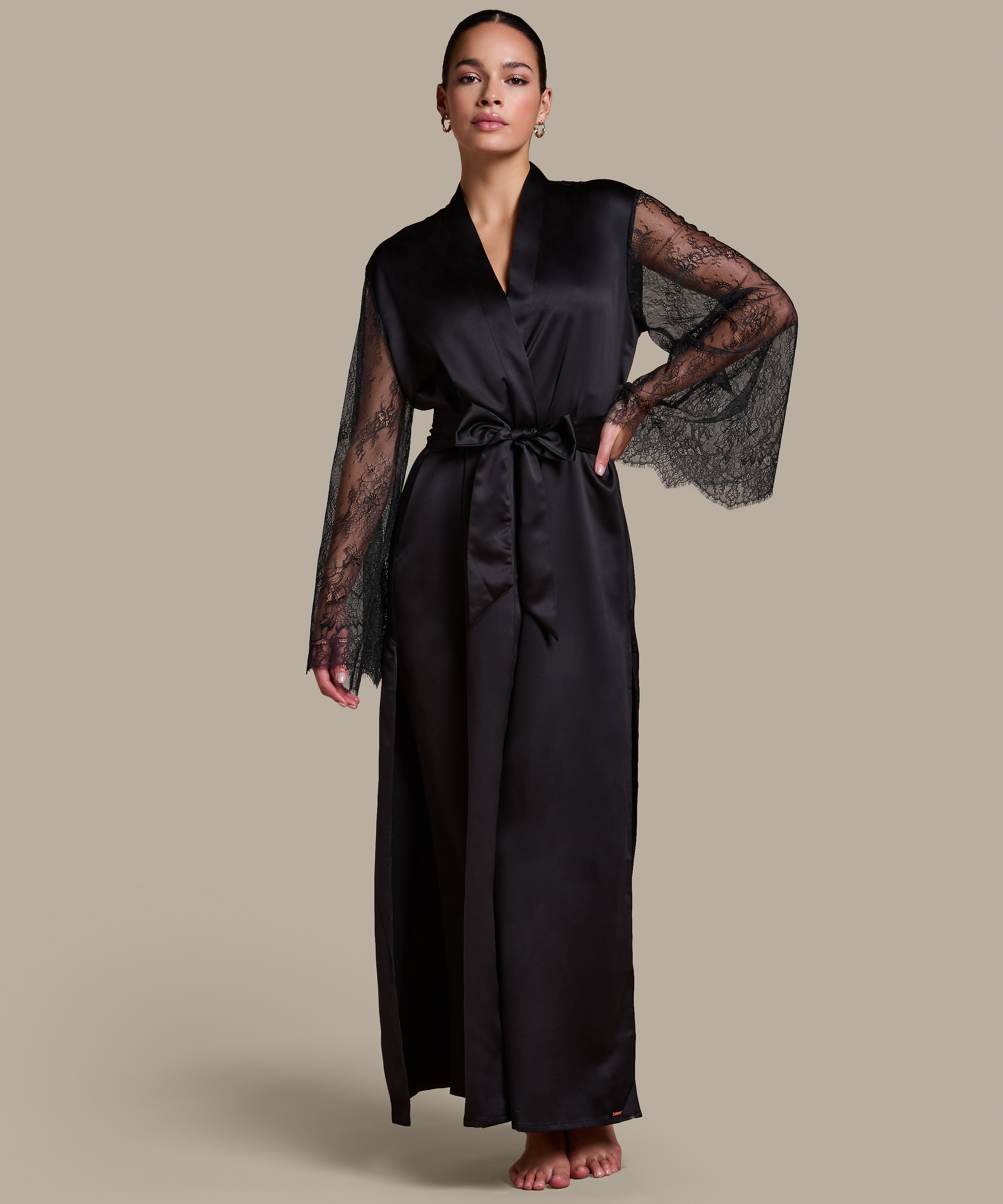 Kimono Camille, Czarny, main