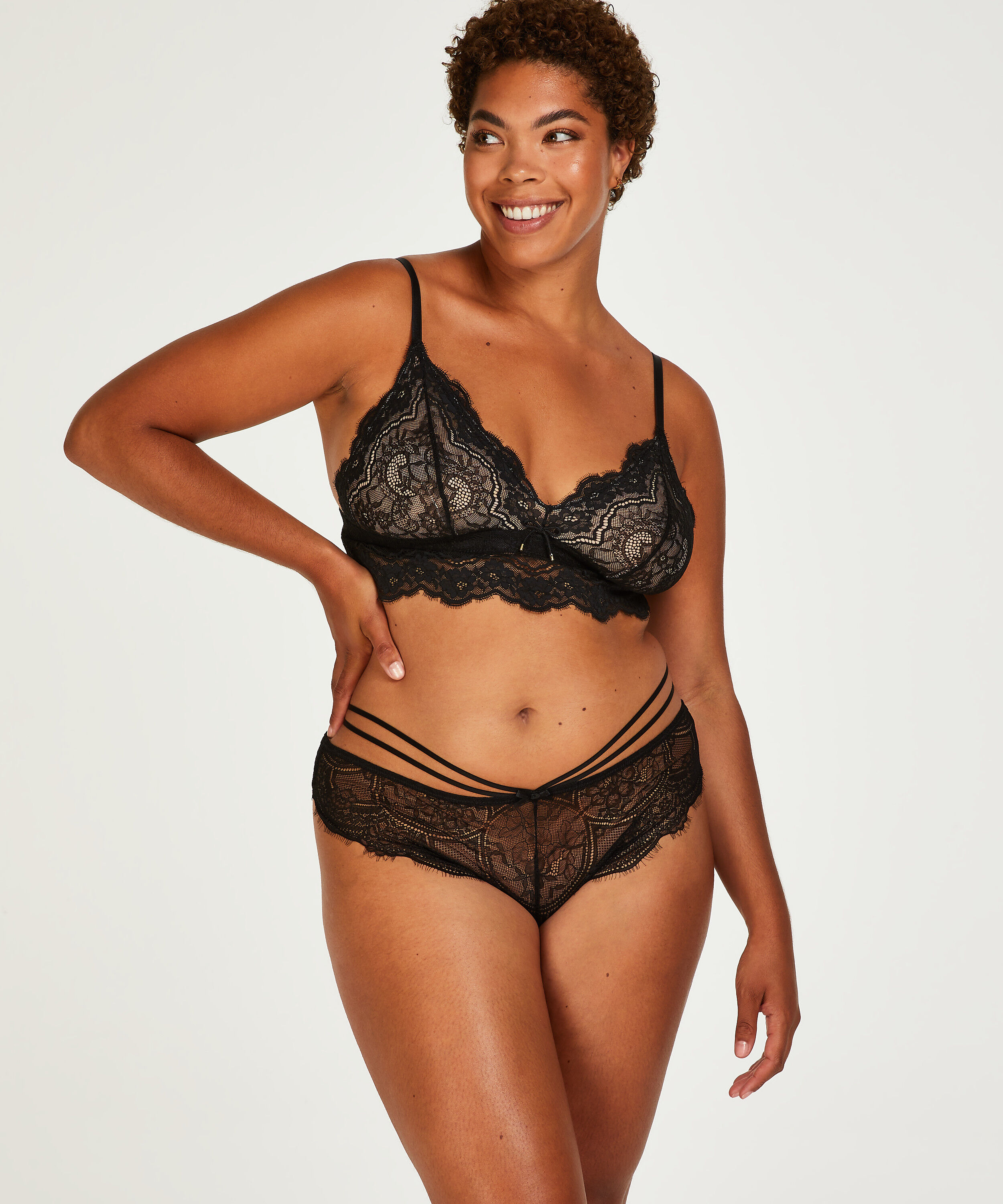 Brazyliany z wysokim wycięciem Sian, Czarny