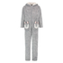 Fleece Onesie Kids, Szary