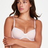 Demi Padded Underwired Bra, R&oacute;żowy