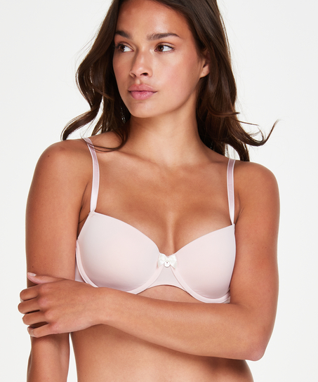 Demi Padded Underwired Bra, R&oacute;żowy